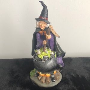 Halloween witch statue